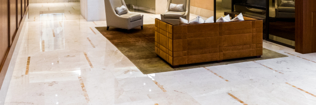 restored marble floor in a condo lobby Toronto